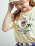 チェーン刺繍Tシャツ（グレー/チャコールグレー/ブラウン/クリーム）｜SM2（エスエムツー）通販