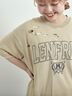 パウダー加工ロゴアソートプリントTシャツ（チャコールグレー/ベージュ/オレンジ/ブルー）｜SM2（エスエムツー）通販