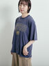 パウダー加工ロゴアソートプリントTシャツ（チャコールグレー/ベージュ/オレンジ/ブルー）｜SM2（エスエムツー）通販