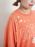 パウダー加工ロゴアソートプリントTシャツ（チャコールグレー/ベージュ/オレンジ/ブルー）｜SM2（エスエムツー）通販