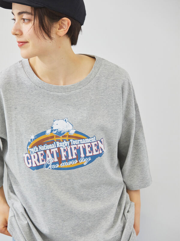 プリントアソートBIGシルエットTシャツ（グレー）｜SM2（エスエムツー）通販