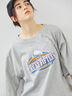 プリントアソートBIGシルエットTシャツ（オフホワイト/グレー/オレンジ/ブルー/クリーム）｜SM2（エスエムツー）通販