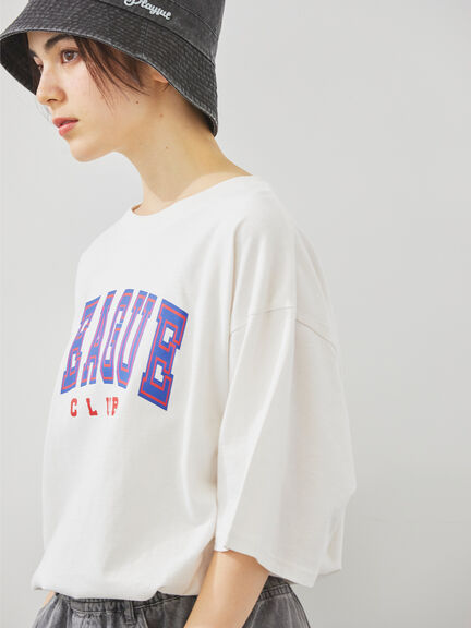 プリントアソートBIGシルエットTシャツ（オフホワイト/グレー/オレンジ/ブルー/クリーム）｜SM2（エスエムツー）通販