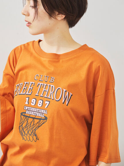 プリントアソートBIGシルエットTシャツ（オフホワイト/グレー/オレンジ/ブルー/クリーム）｜SM2（エスエムツー）通販