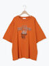 プリントアソートBIGシルエットTシャツ（オフホワイト/グレー/オレンジ/ブルー/クリーム）｜SM2（エスエムツー）通販