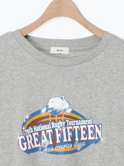 プリントアソートBIGシルエットTシャツ（オフホワイト/グレー/オレンジ/ブルー/クリーム）｜SM2（エスエムツー）通販