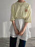 food刺繍Tシャツ（オフホワイト/チャコールグレー/ブラウン/イエロー/ブルー）｜SM2（エスエムツー）通販