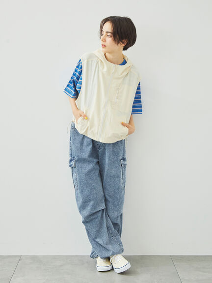 マルチボーダーTシャツ（オフホワイト/ブラック/グリーン/ブルー）｜SM2（エスエムツー）通販