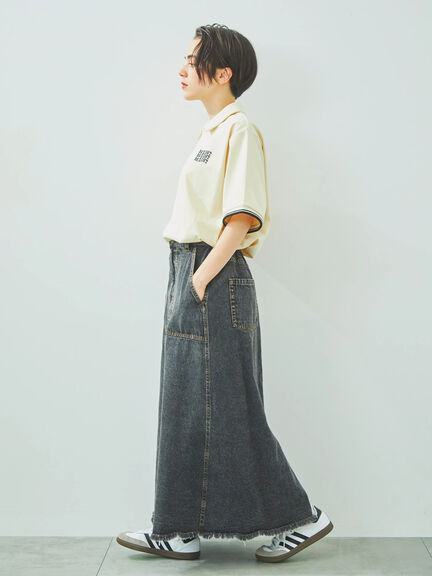 ワンポイント刺繍ポロシャツ（ブラック/レッド/クリーム）｜SM2（エスエムツー）通販