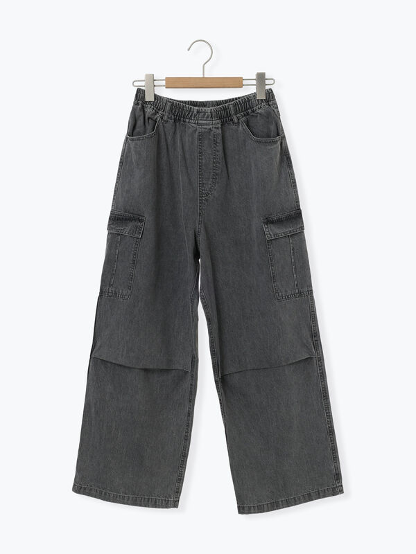 セール】 デニム/チノカーゴパンツ（グレー/ベージュ/ブルー/ボトムス