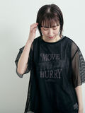 メッシュTシャツ&プリントノースリーブSET（ブラック）｜SM2（エスエムツー）通販