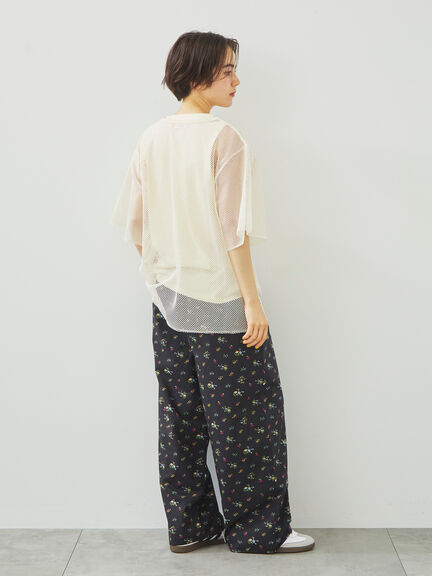 メッシュTシャツ&プリントノースリーブSET（オフホワイト/グレー/ブラック/カーキ）｜SM2（エスエムツー）通販