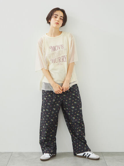 メッシュTシャツ&プリントノースリーブSET（オフホワイト/グレー/ブラック/カーキ）｜SM2（エスエムツー）通販