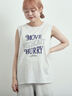 メッシュTシャツ&プリントノースリーブSET（オフホワイト/グレー/ブラック/カーキ）｜SM2（エスエムツー）通販