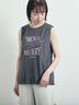 メッシュTシャツ&プリントノースリーブSET（オフホワイト/グレー/ブラック/カーキ）｜SM2（エスエムツー）通販