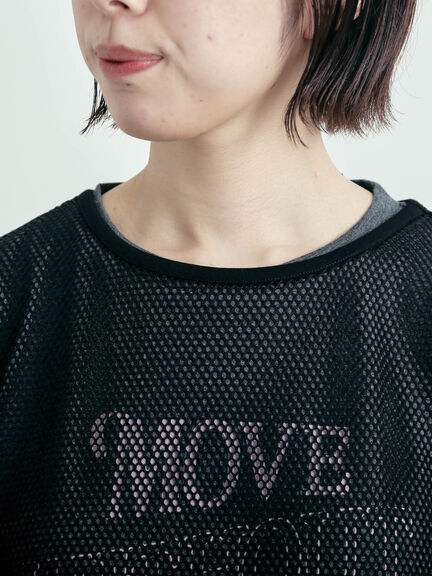 メッシュTシャツ&プリントノースリーブSET（オフホワイト/グレー/ブラック/カーキ）｜SM2（エスエムツー）通販