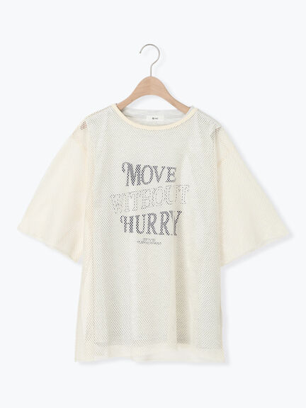 メッシュTシャツ&プリントノースリーブSET（オフホワイト/グレー/ブラック/カーキ）｜SM2（エスエムツー）通販