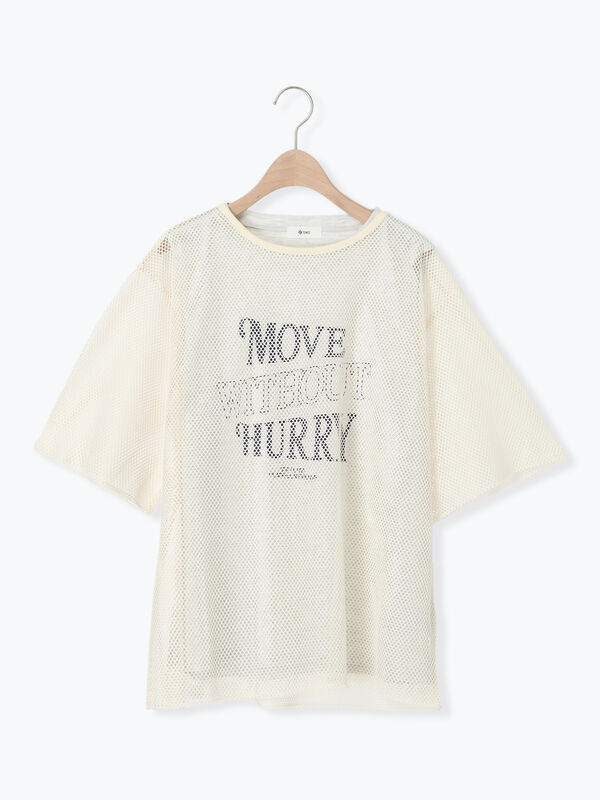 セール】 メッシュTシャツ&プリントノースリーブSET（オフ