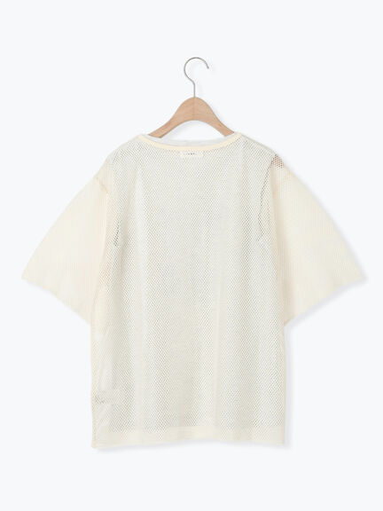 メッシュTシャツ&プリントノースリーブSET（オフホワイト/グレー/ブラック/カーキ）｜SM2（エスエムツー）通販