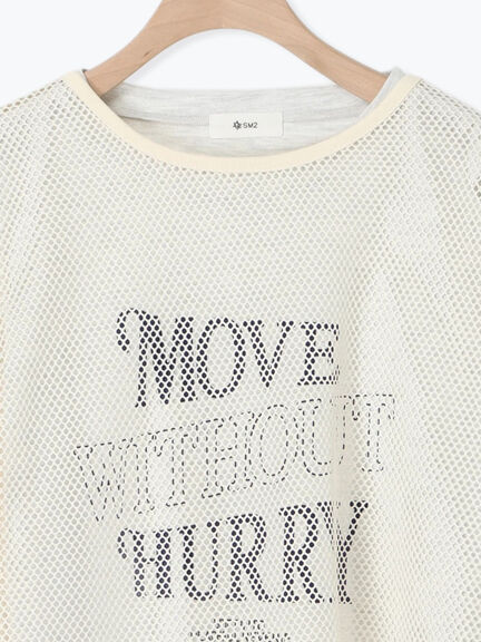 メッシュTシャツ&プリントノースリーブSET（オフホワイト/グレー/ブラック/カーキ）｜SM2（エスエムツー）通販