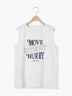 メッシュTシャツ&プリントノースリーブSET（オフホワイト/グレー/ブラック/カーキ）｜SM2（エスエムツー）通販