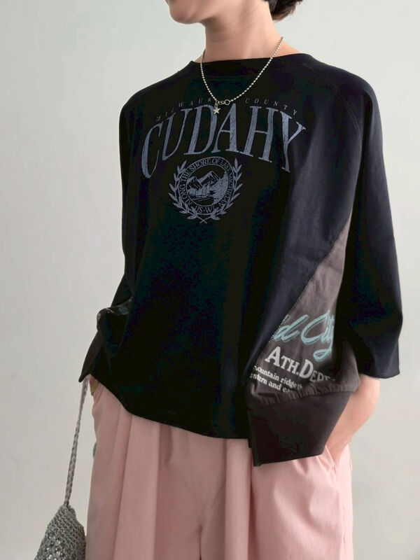 バックリボンレースアップTシャツ（チャコールグレー）｜SM2（エスエムツー）通販