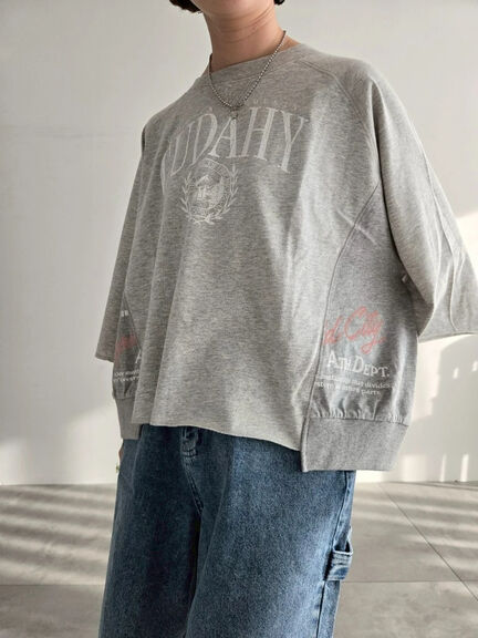 バックリボンレースアップTシャツ（オフホワイト/グレー/チャコールグレー/ブルー）｜SM2（エスエムツー）通販