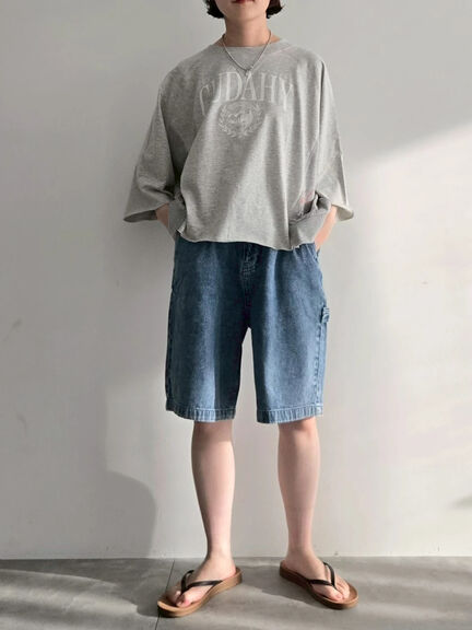 バックリボンレースアップTシャツ（オフホワイト/グレー/チャコールグレー/ブルー）｜SM2（エスエムツー）通販
