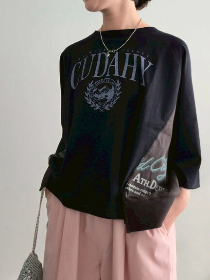 バックリボンレースアップTシャツ（オフホワイト/グレー/チャコールグレー/ブルー）｜SM2（エスエムツー）通販