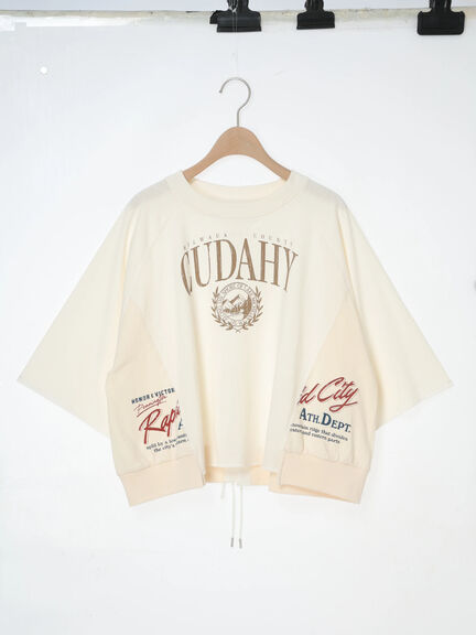 バックリボンレースアップTシャツ（オフホワイト/グレー/チャコールグレー/ブルー）｜SM2（エスエムツー）通販