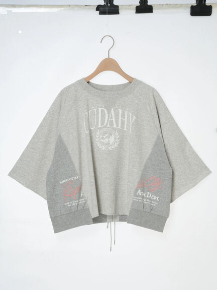 バックリボンレースアップTシャツ（オフホワイト/グレー/チャコールグレー/ブルー）｜SM2（エスエムツー）通販