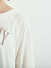 バックリボンレースアップTシャツ（オフホワイト/グレー/チャコールグレー/ブルー）｜SM2（エスエムツー）通販