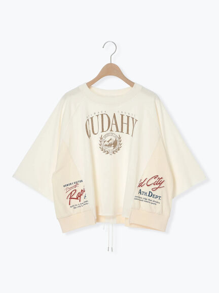 バックリボンレースアップTシャツ（オフホワイト/グレー/チャコールグレー/ブルー）｜SM2（エスエムツー）通販