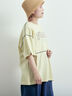 ピグメント加工メロー切替ロゴプリントTシャツ（オフホワイト/チャコールグレー/イエロー/グリーン）｜SM2（エスエムツー）通販