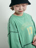 ピグメント加工メロー切替ロゴプリントTシャツ（オフホワイト/チャコールグレー/イエロー/グリーン）｜SM2（エスエムツー）通販