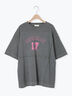 ピグメント加工メロー切替ロゴプリントTシャツ（オフホワイト/チャコールグレー/イエロー/グリーン）｜SM2（エスエムツー）通販