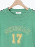ピグメント加工メロー切替ロゴプリントTシャツ（オフホワイト/チャコールグレー/イエロー/グリーン）｜SM2（エスエムツー）通販