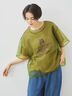 オーガンジー刺繍TシャツSET（オフホワイト/チャコールグレー/ベージュ/カーキ）｜SM2（エスエムツー）通販