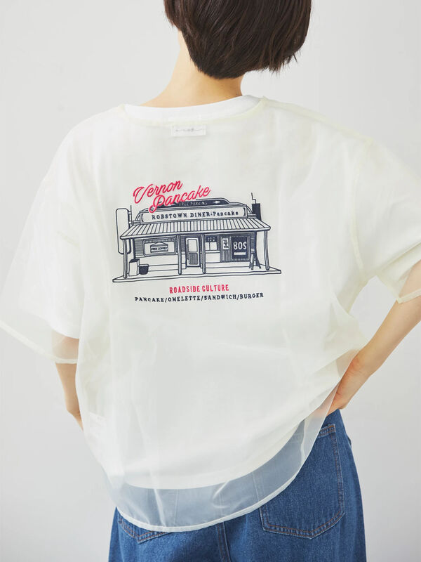 オーガンジー刺繍TシャツSET（オフホワイト）｜SM2（エスエムツー）通販