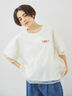 オーガンジー刺繍TシャツSET（オフホワイト/チャコールグレー/ベージュ/カーキ）｜SM2（エスエムツー）通販
