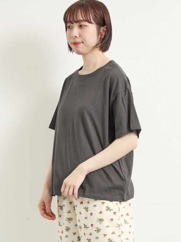 セール】 オーガンジー刺繍TシャツSET（オフホワイト