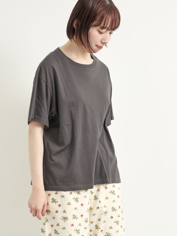 セール】 オーガンジー刺繍TシャツSET（オフホワイト