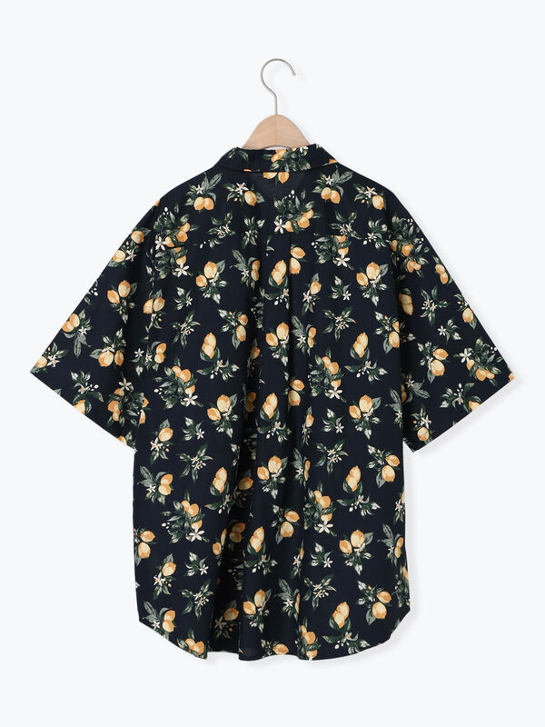 セール】 柄アソートBIG半袖シャツ（オフホワイト/グレー/ブラウン