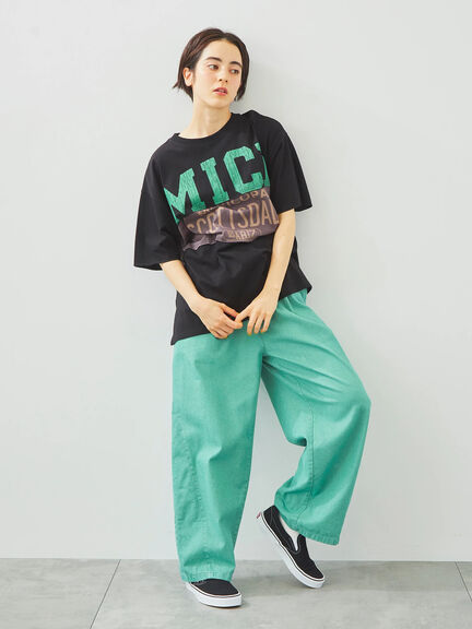 [接触冷感]リメイク風Tシャツ（オフホワイト/ブラック/レッド/ブルー）｜SM2（エスエムツー）通販