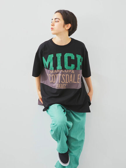 [接触冷感]リメイク風Tシャツ（オフホワイト/ブラック/レッド/ブルー）｜SM2（エスエムツー）通販