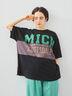 [接触冷感]リメイク風Tシャツ（オフホワイト/ブラック/レッド/ブルー）｜SM2（エスエムツー）通販