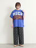 [接触冷感]リメイク風Tシャツ（オフホワイト/ブラック/レッド/ブルー）｜SM2（エスエムツー）通販