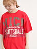 [接触冷感]リメイク風Tシャツ（オフホワイト/ブラック/レッド/ブルー）｜SM2（エスエムツー）通販