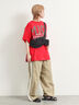 [接触冷感]リメイク風Tシャツ（オフホワイト/ブラック/レッド/ブルー）｜SM2（エスエムツー）通販