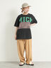 [接触冷感]リメイク風Tシャツ（オフホワイト/ブラック/レッド/ブルー）｜SM2（エスエムツー）通販